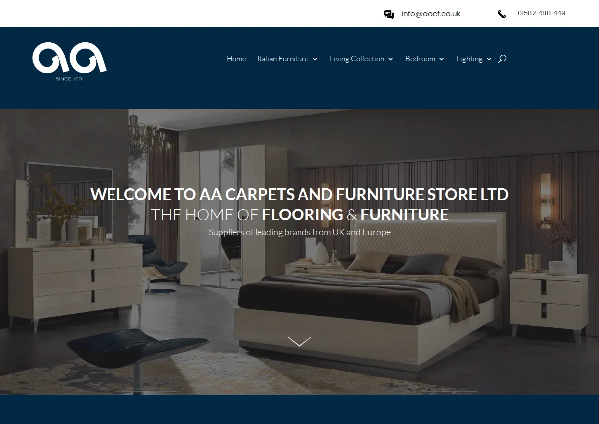 Store homepage