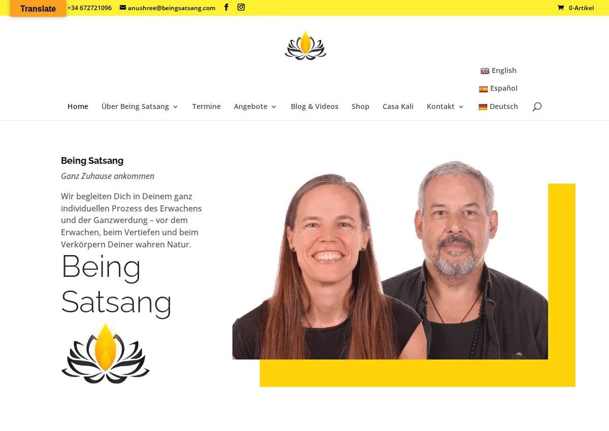 Store homepage