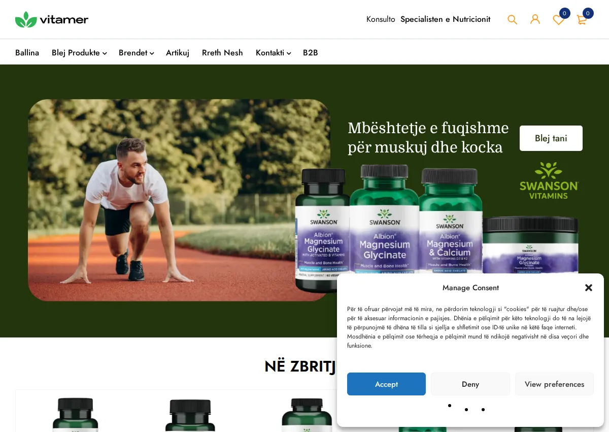 Store homepage