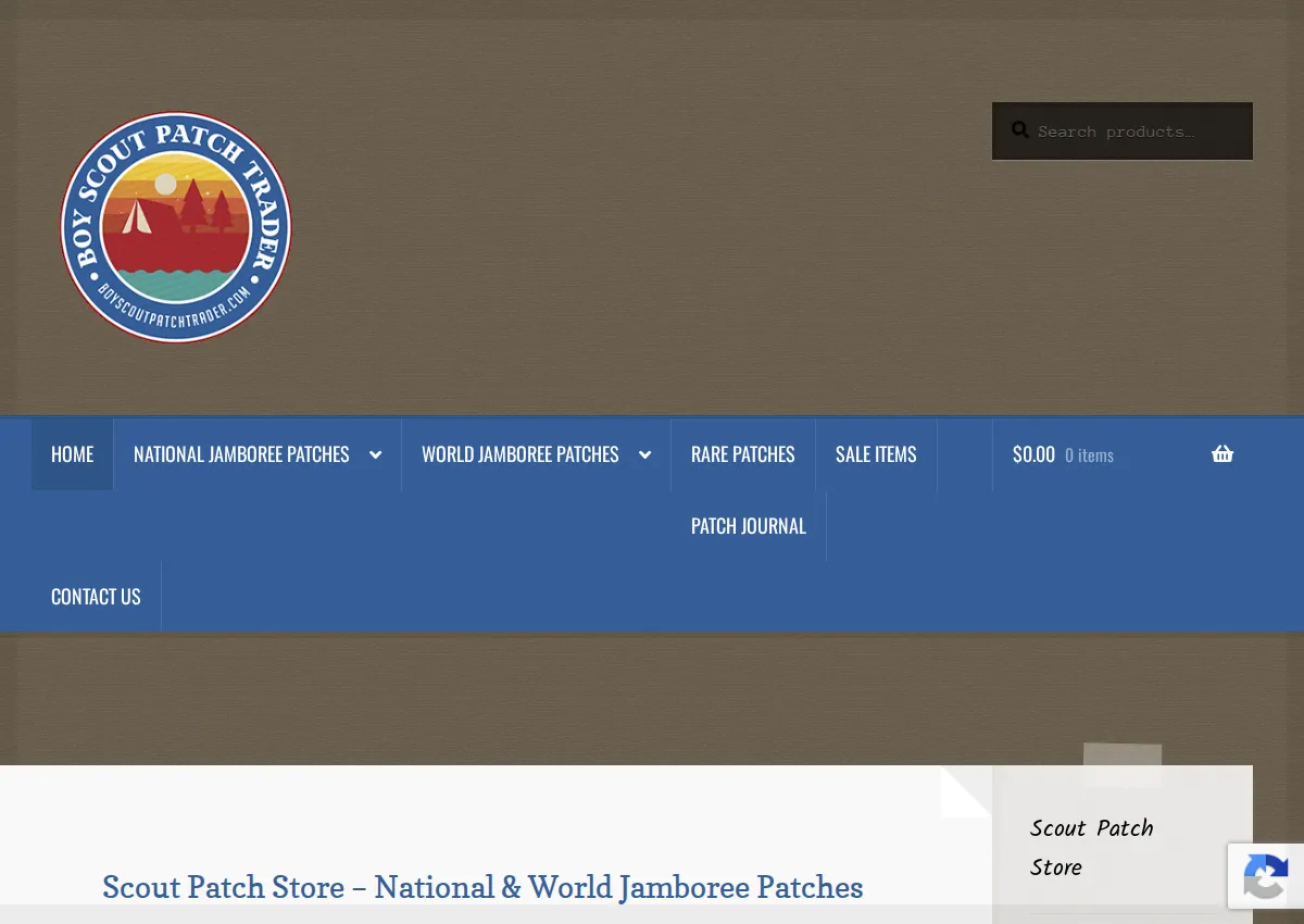 Store homepage