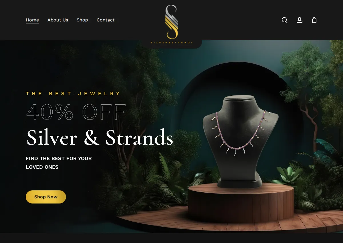 Store homepage