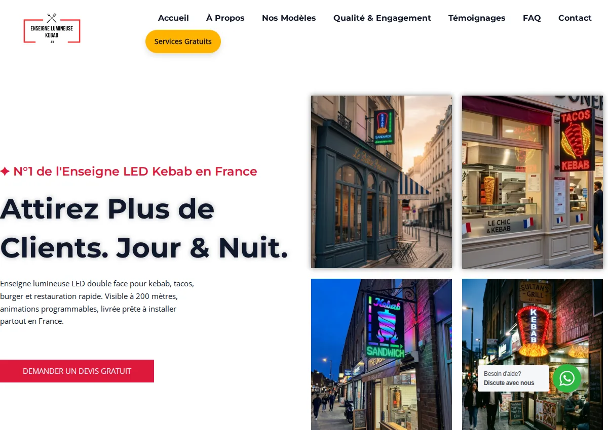 Store homepage