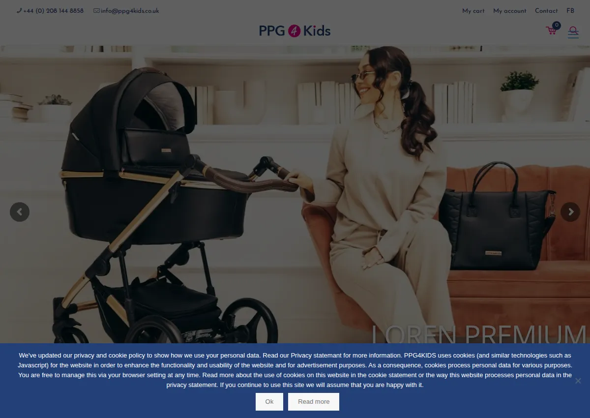 Store homepage