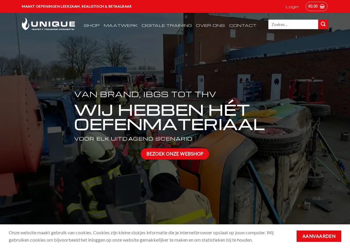 Store homepage