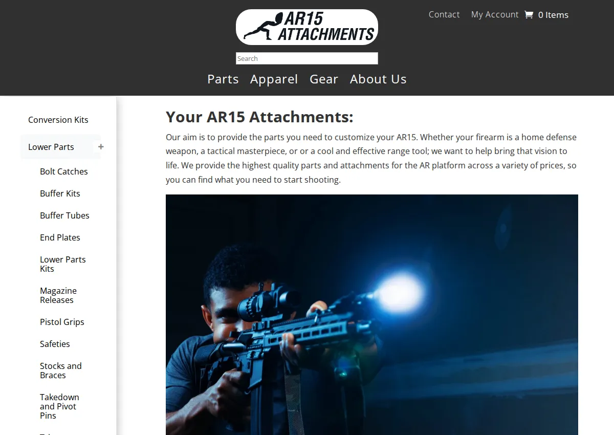 Store homepage