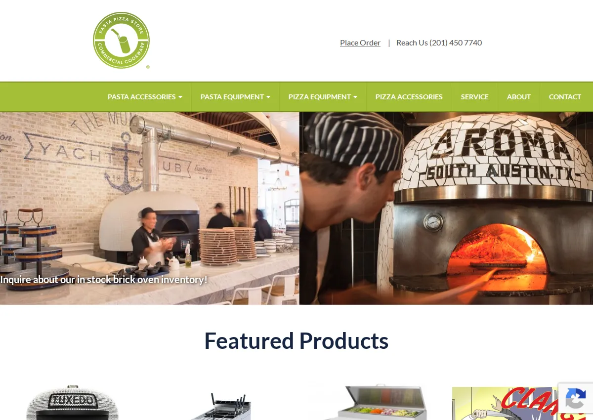 Store homepage