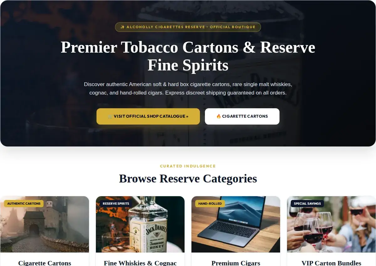 Store homepage