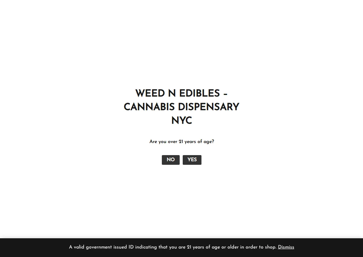 Store homepage