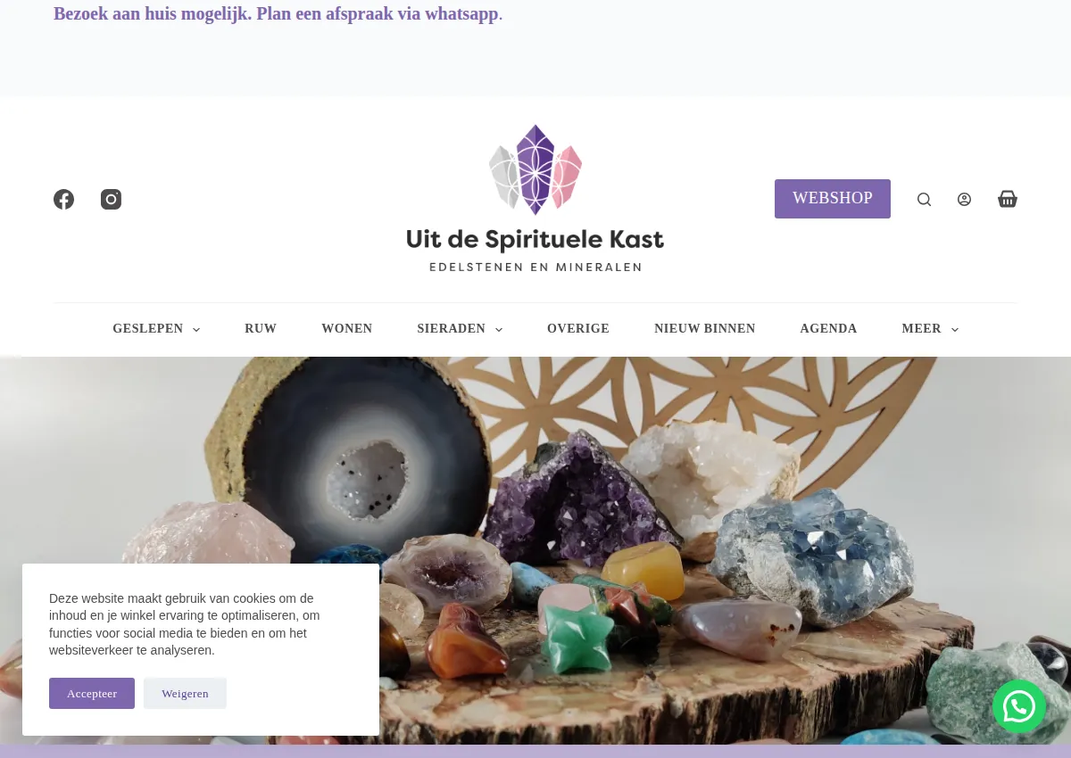 Store homepage