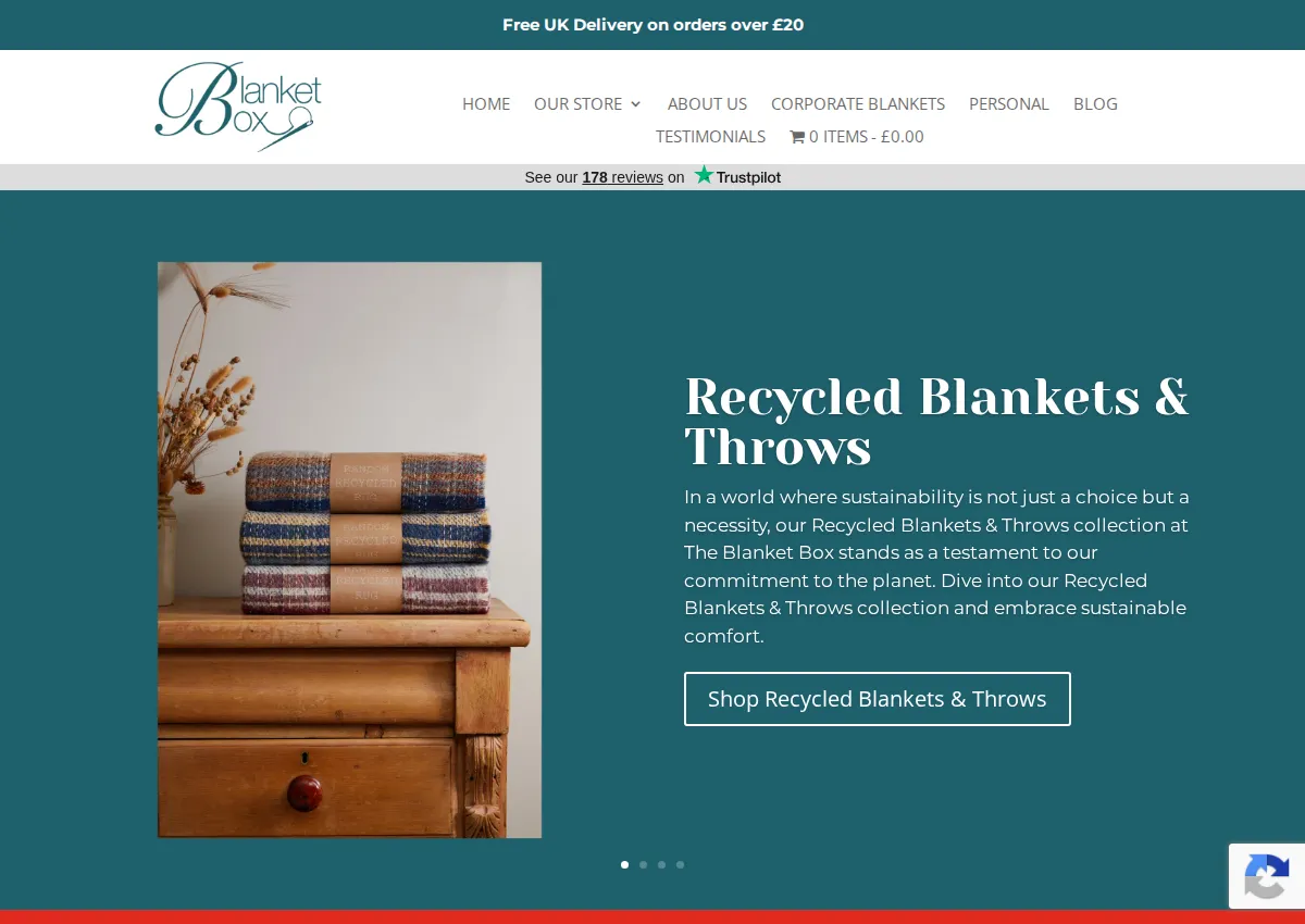 Store homepage