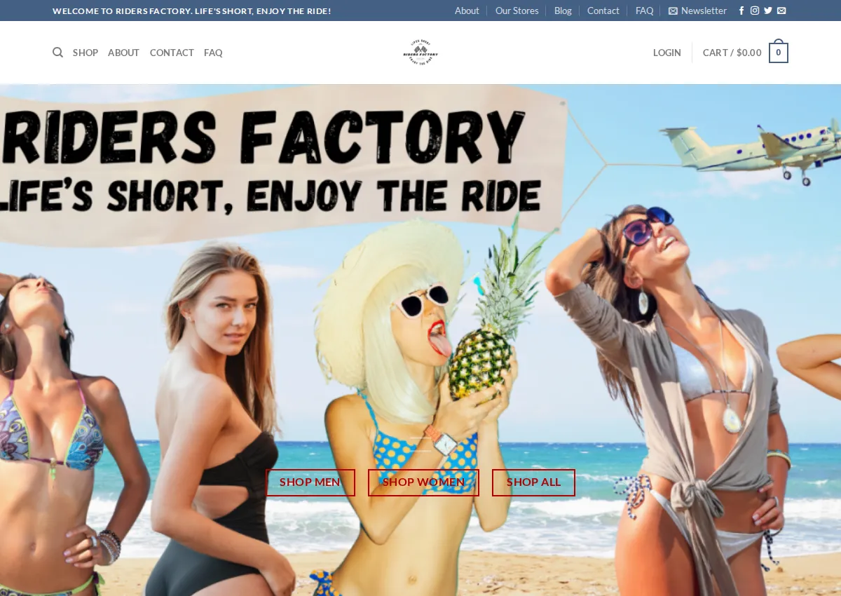 Store homepage