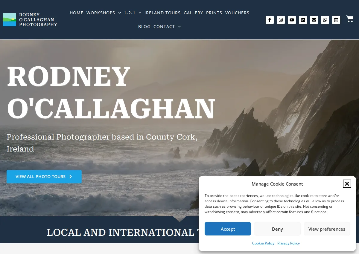 Store homepage