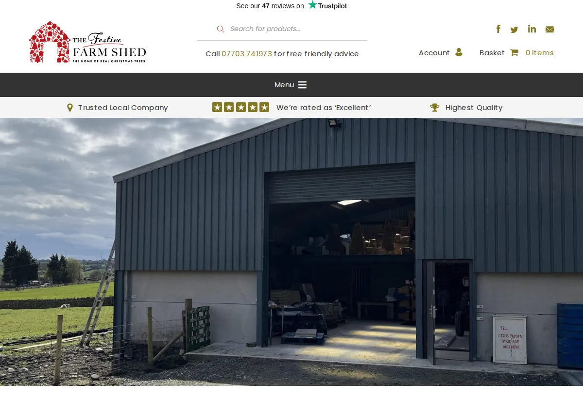 Store homepage