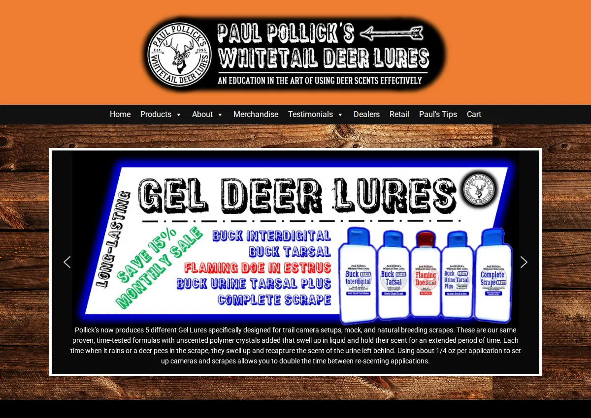 Store homepage
