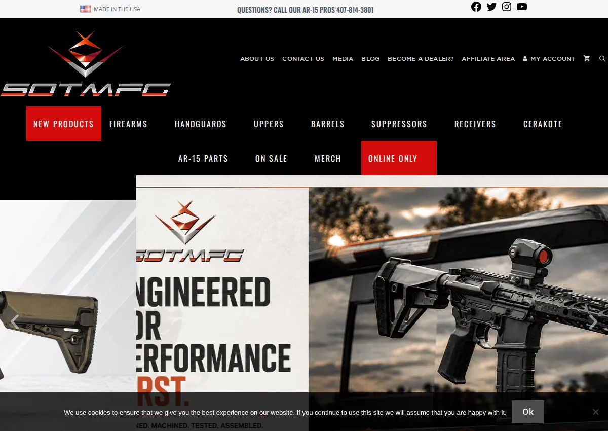 Store homepage