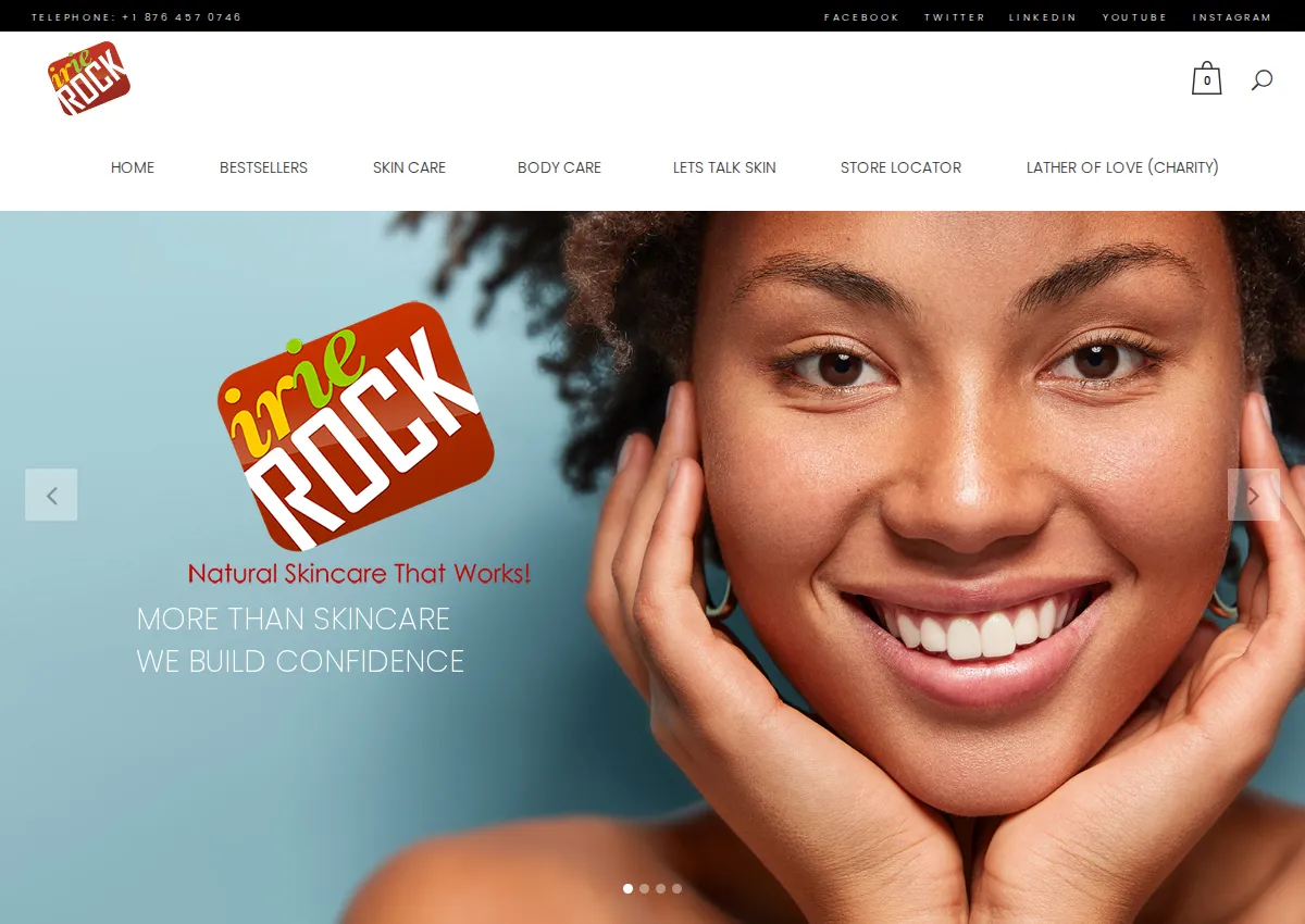 Store homepage