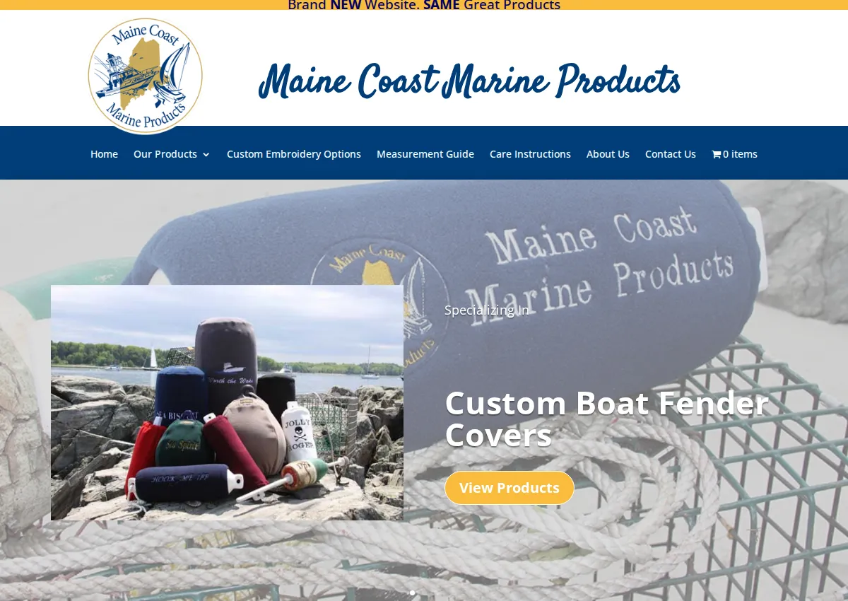 Store homepage