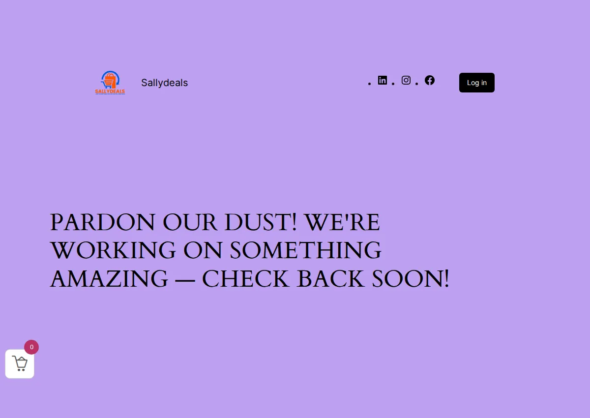 Store homepage