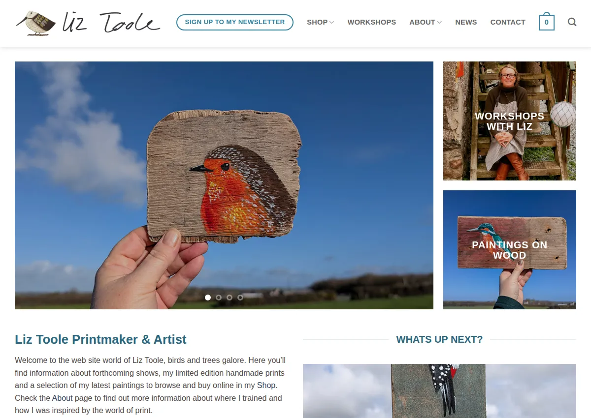 Store homepage