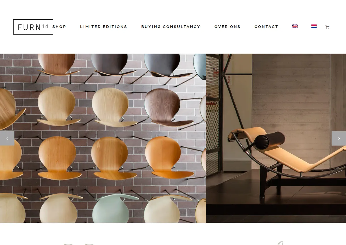 Store homepage