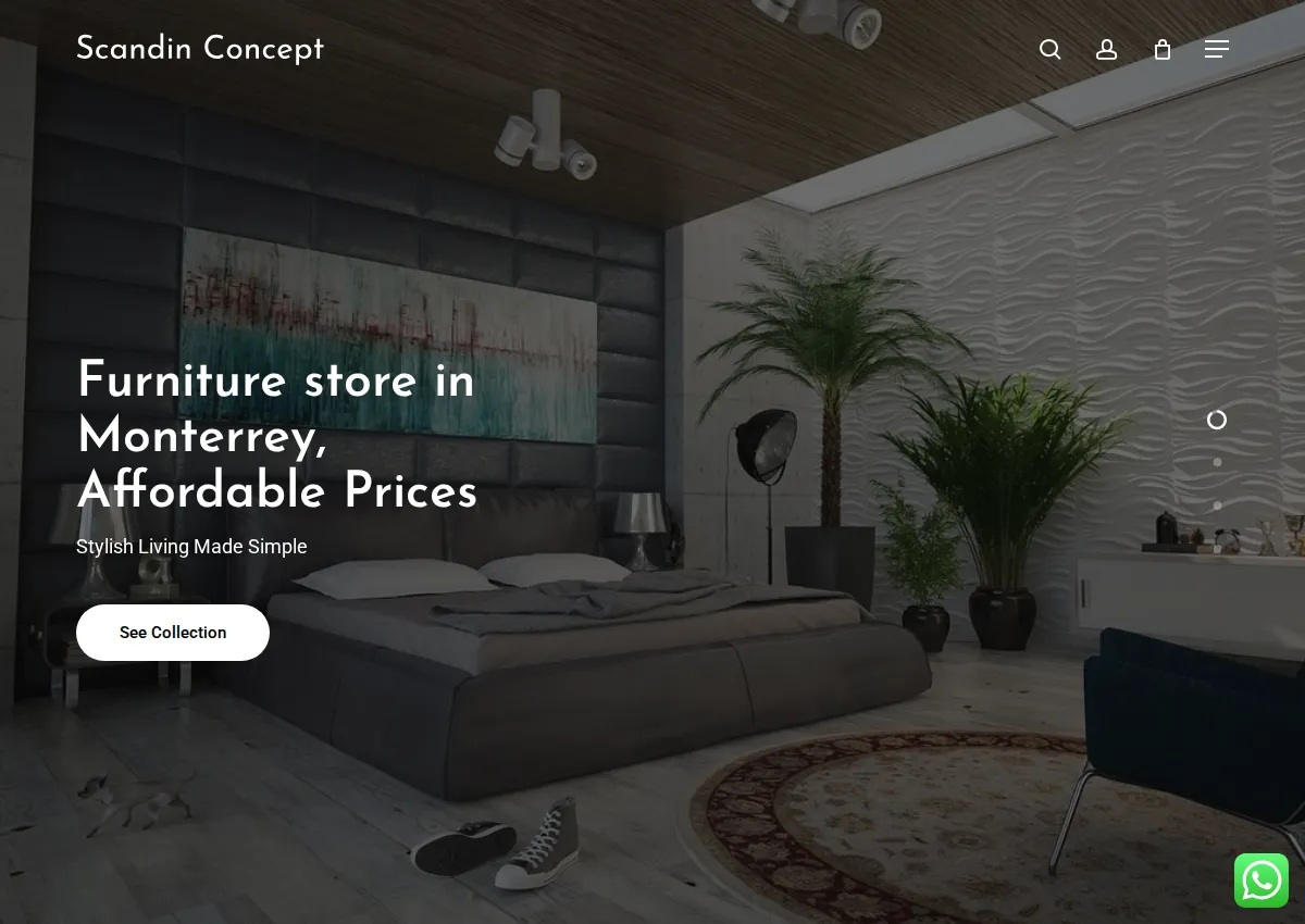 Store homepage