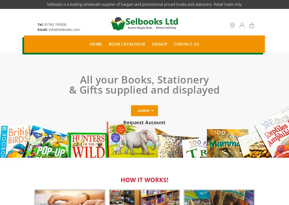 Store homepage