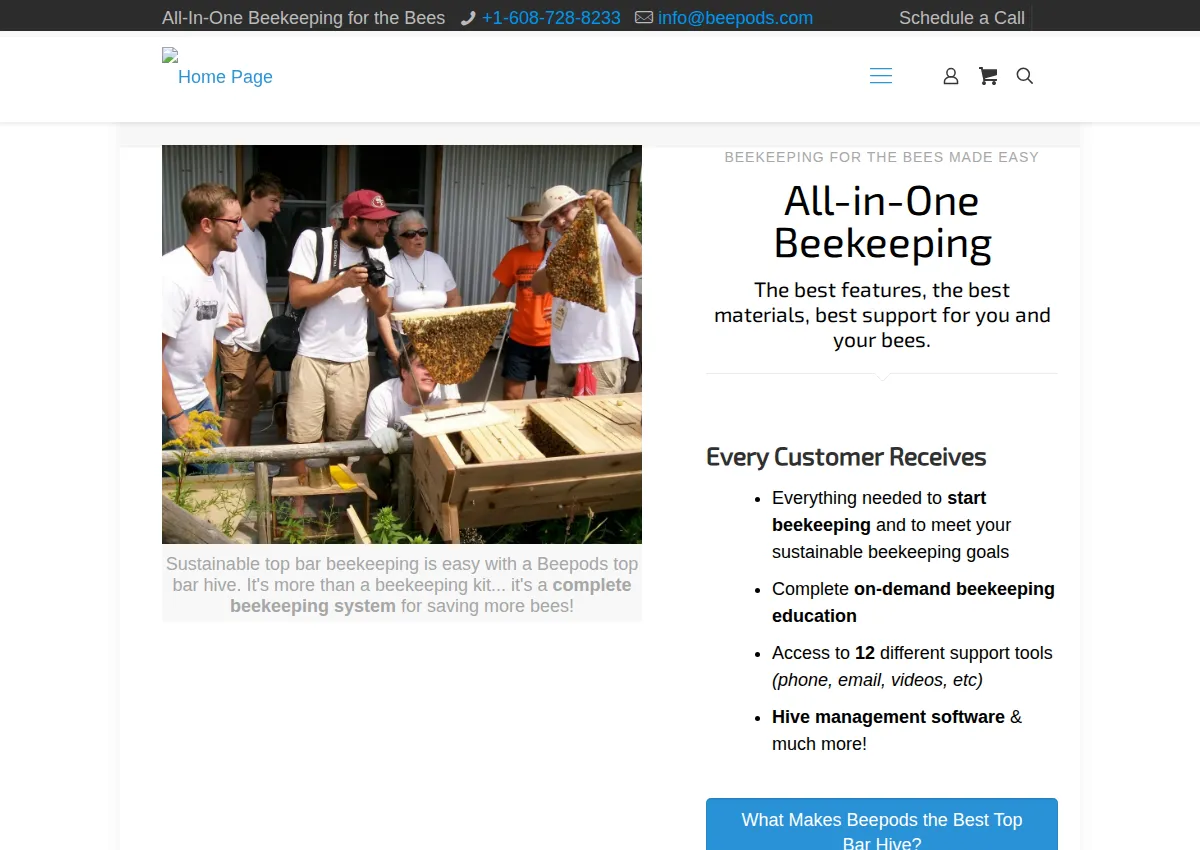 Store homepage
