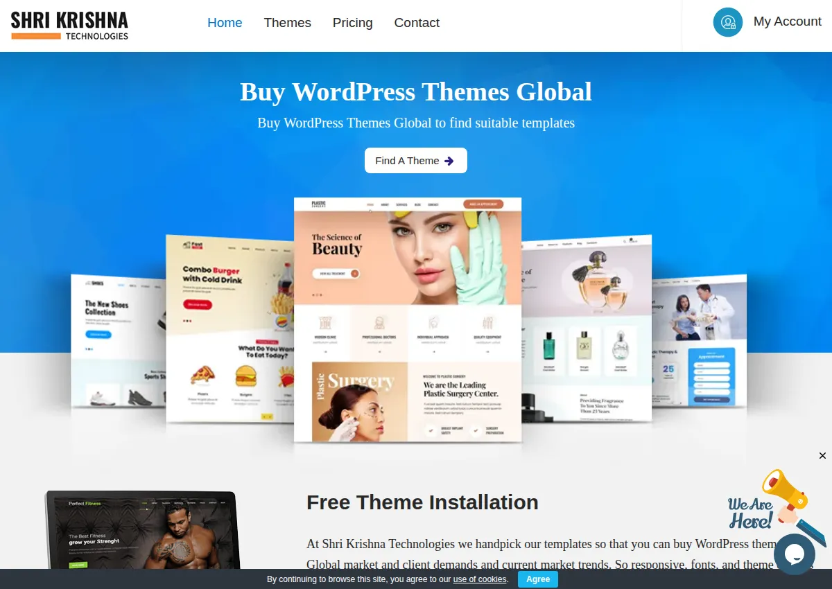Store homepage