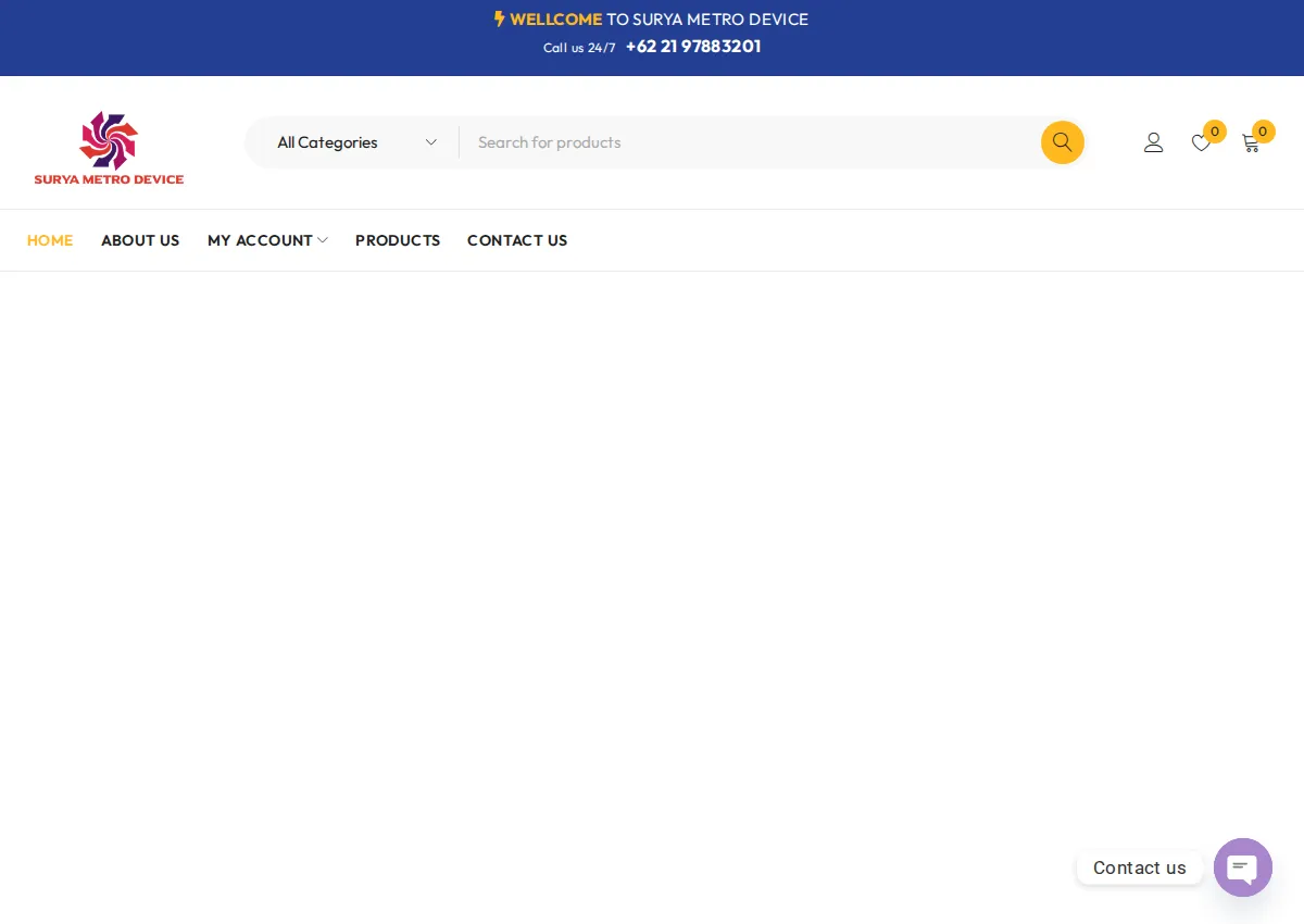 Store homepage