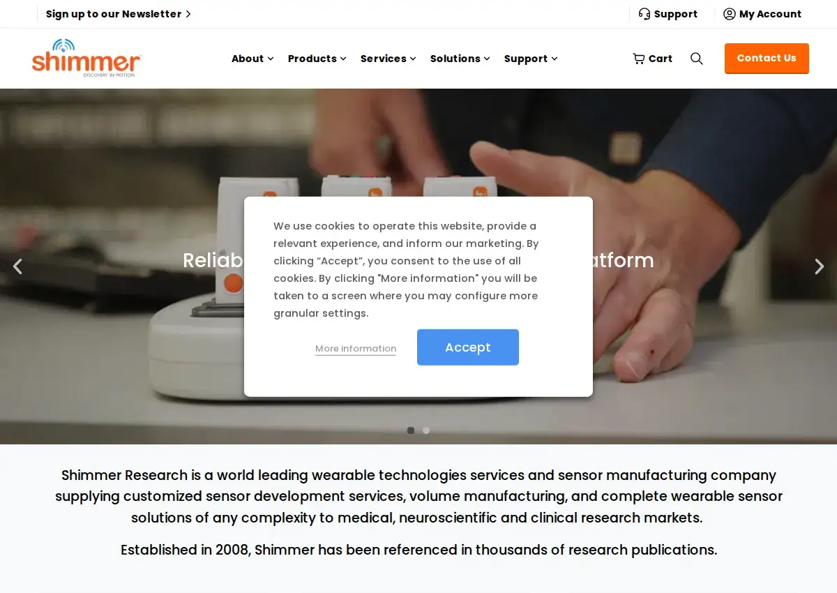 Store homepage