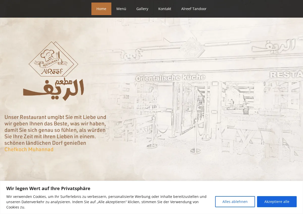 Store homepage