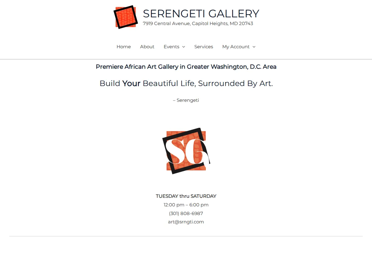 Store homepage