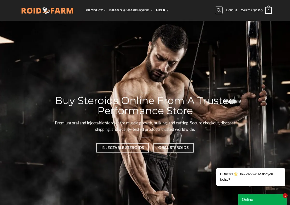 Store homepage