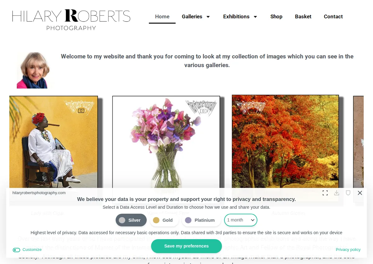 Store homepage