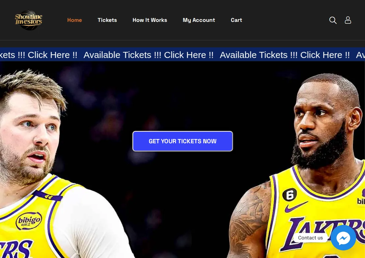 Store homepage
