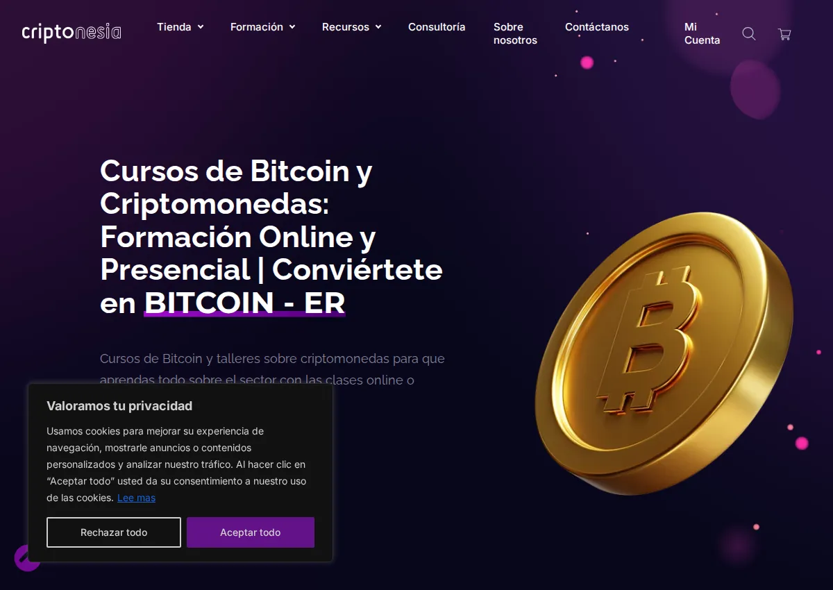 Store homepage