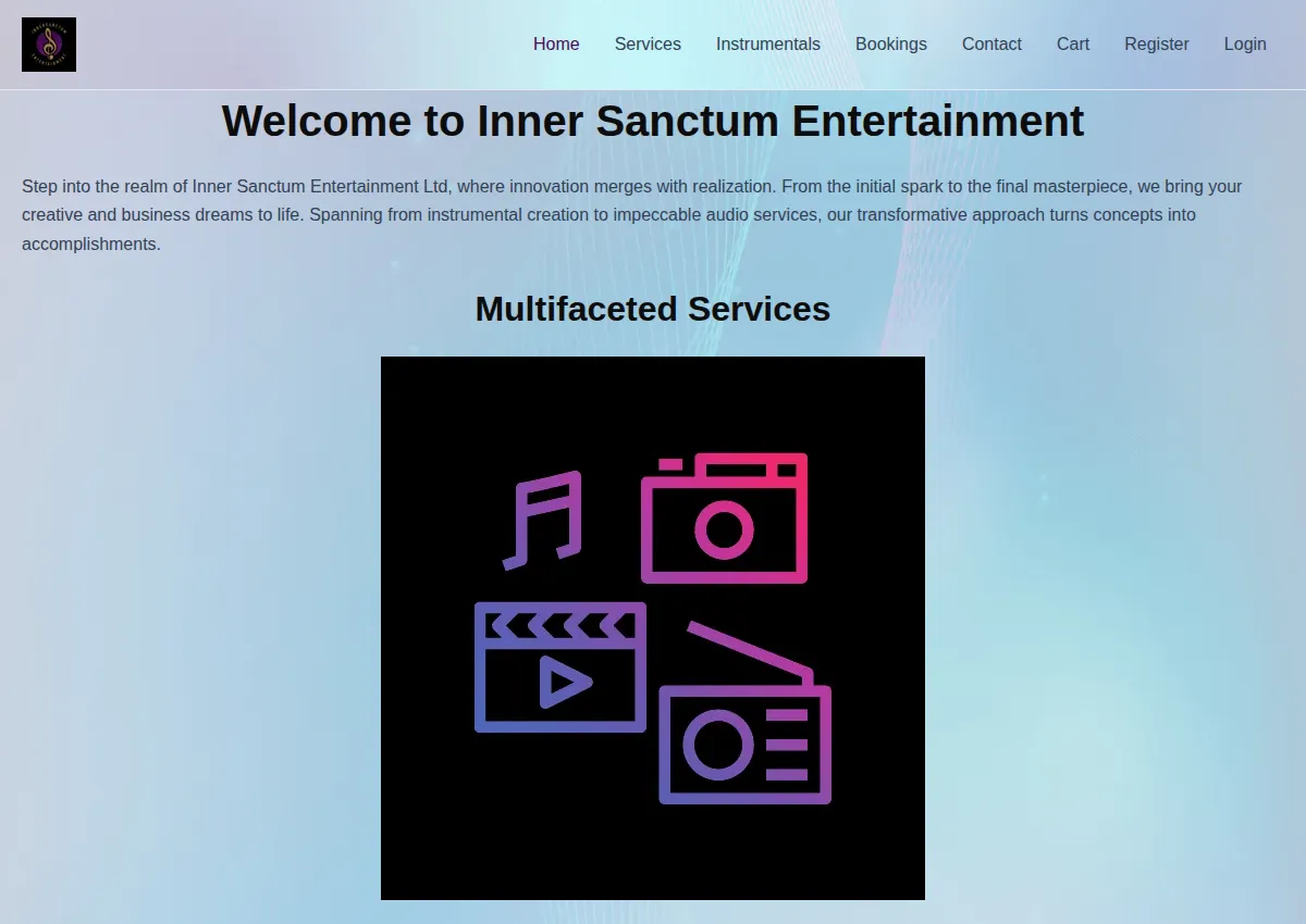 Store homepage