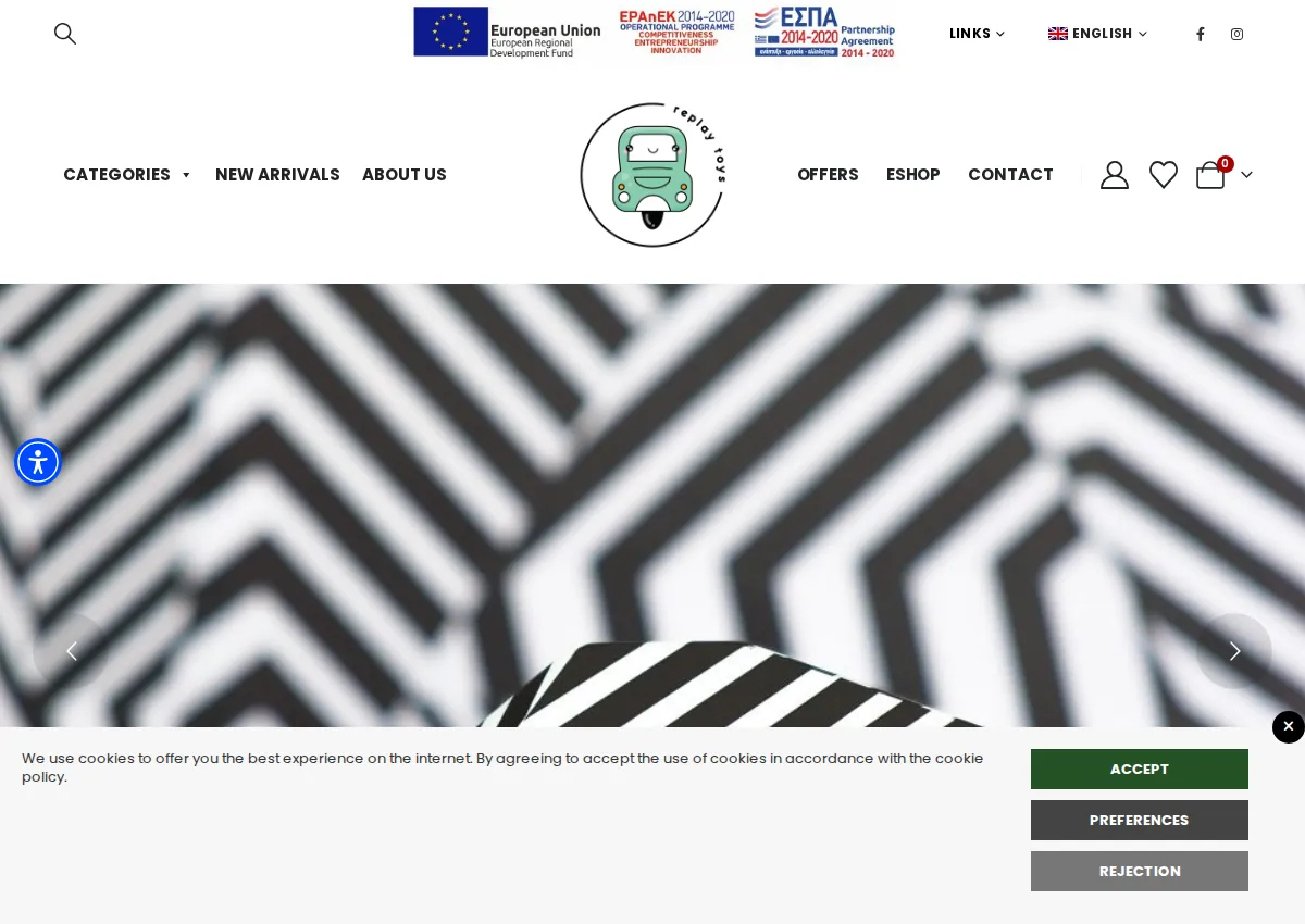Store homepage