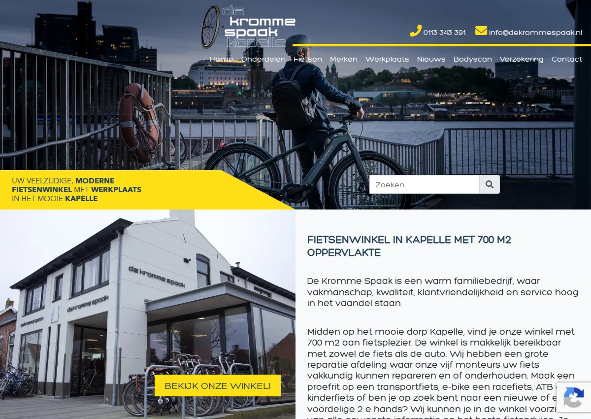 Store homepage