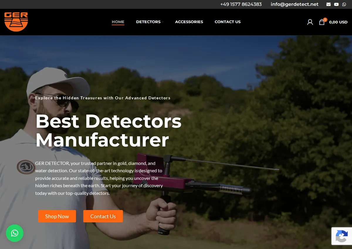 Store homepage