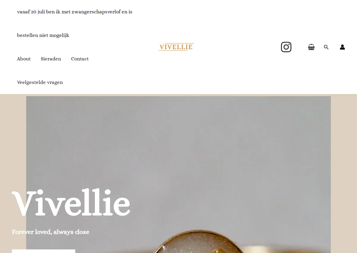 Store homepage