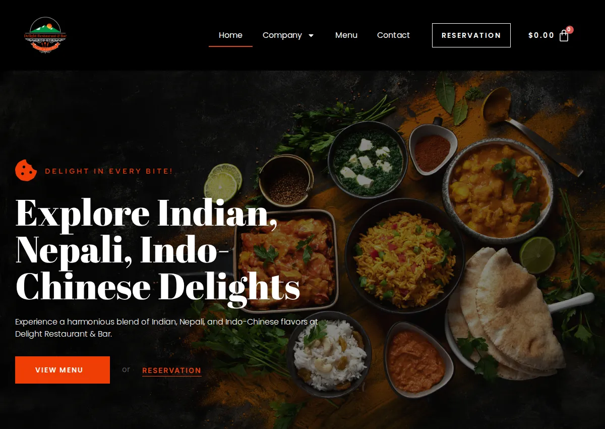 Store homepage
