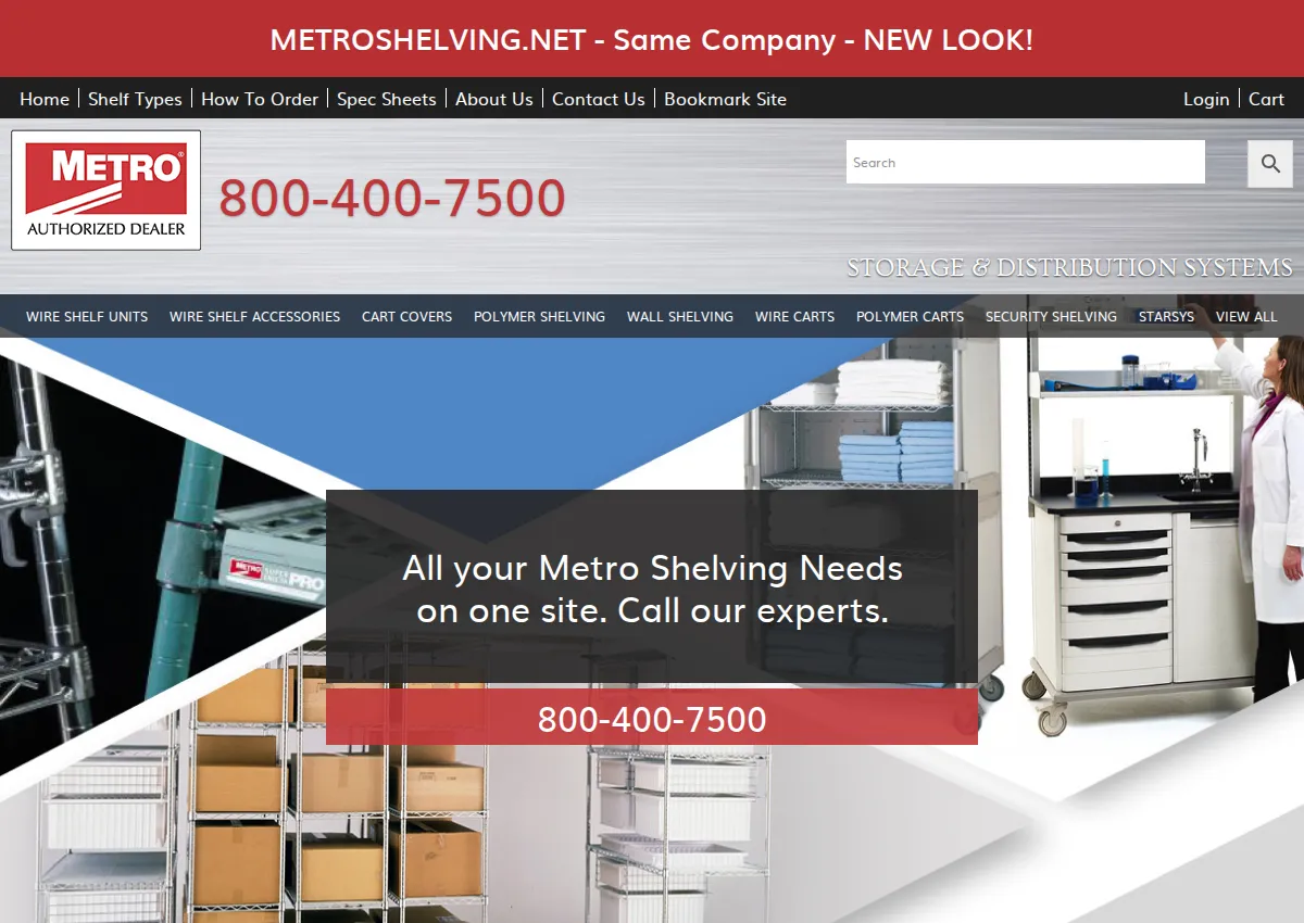 Store homepage