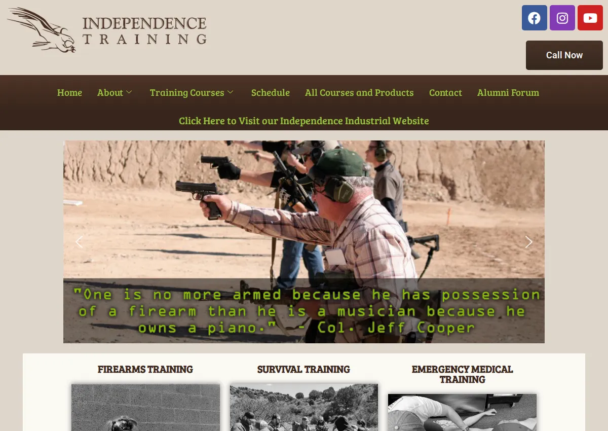 Store homepage