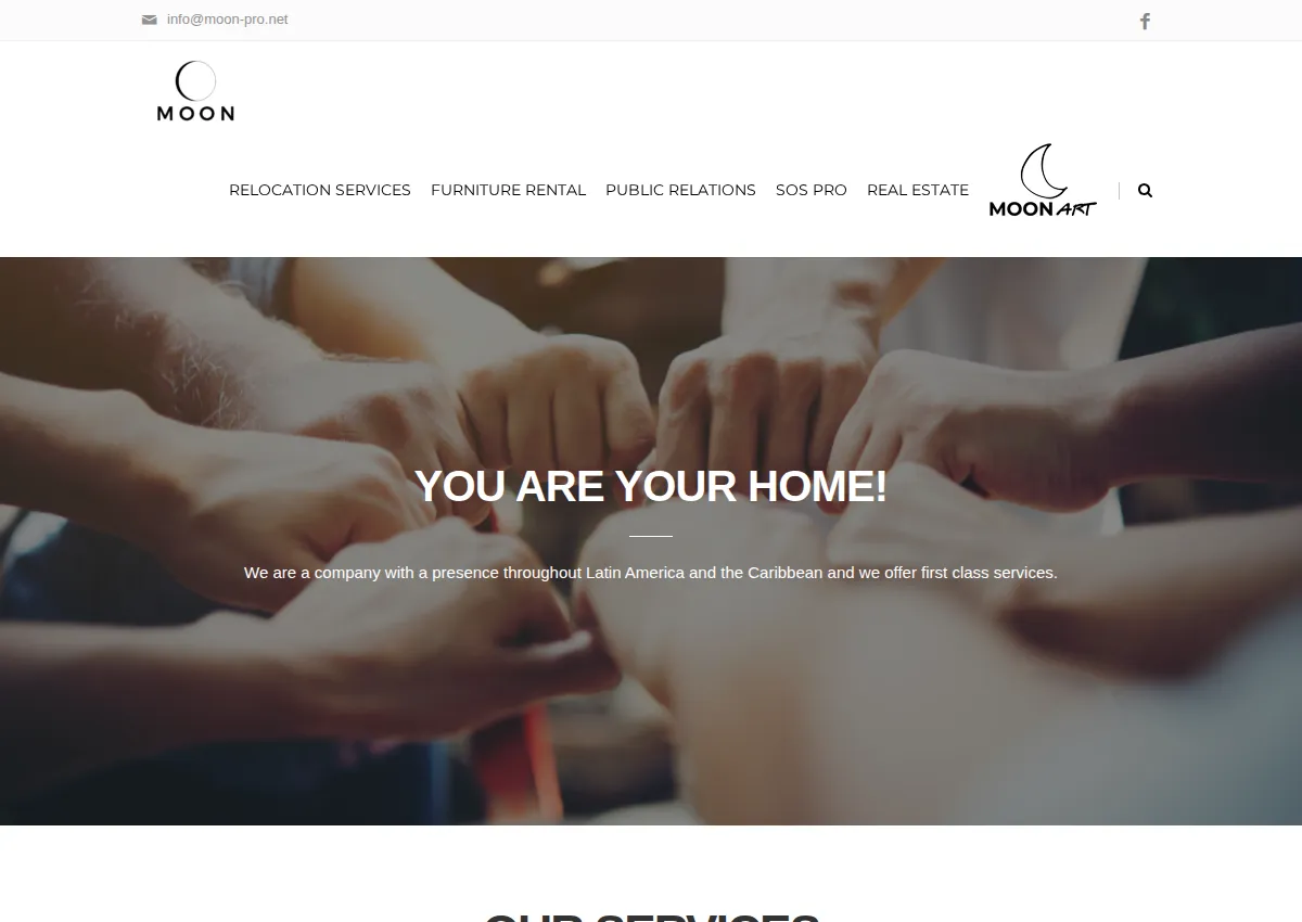 Store homepage
