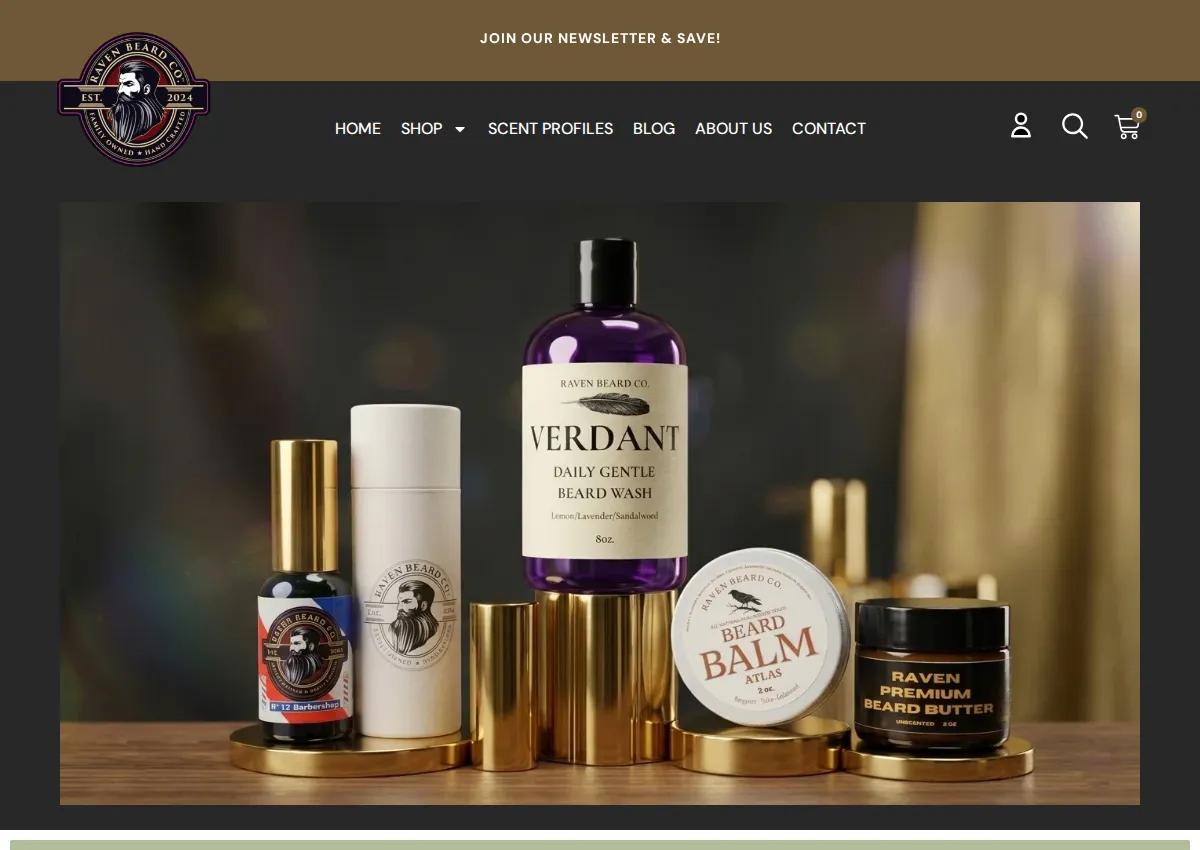 Store homepage