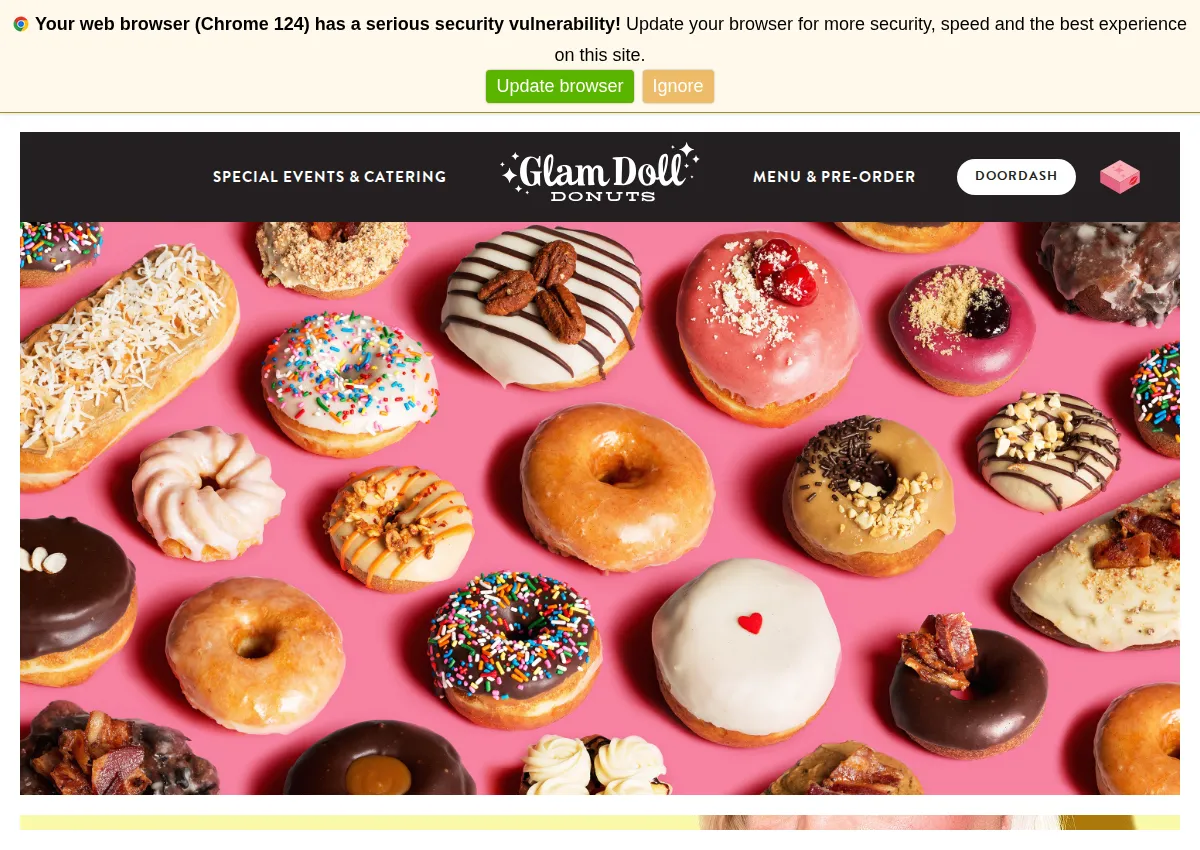 Store homepage