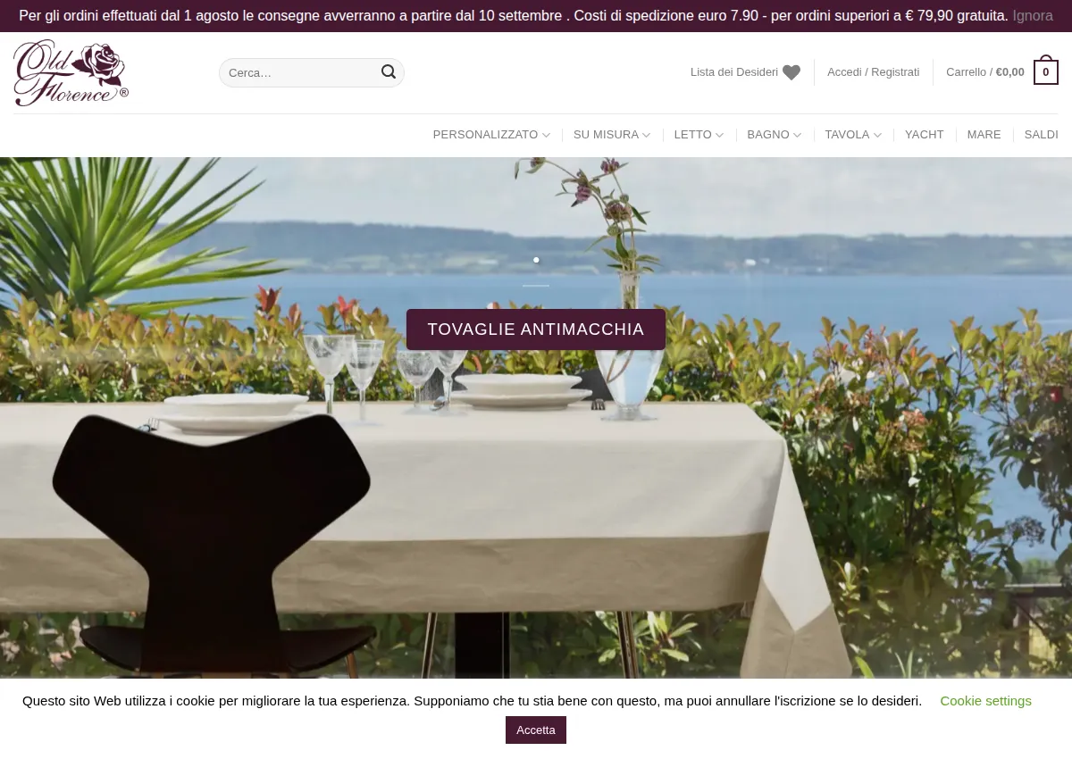 Store homepage