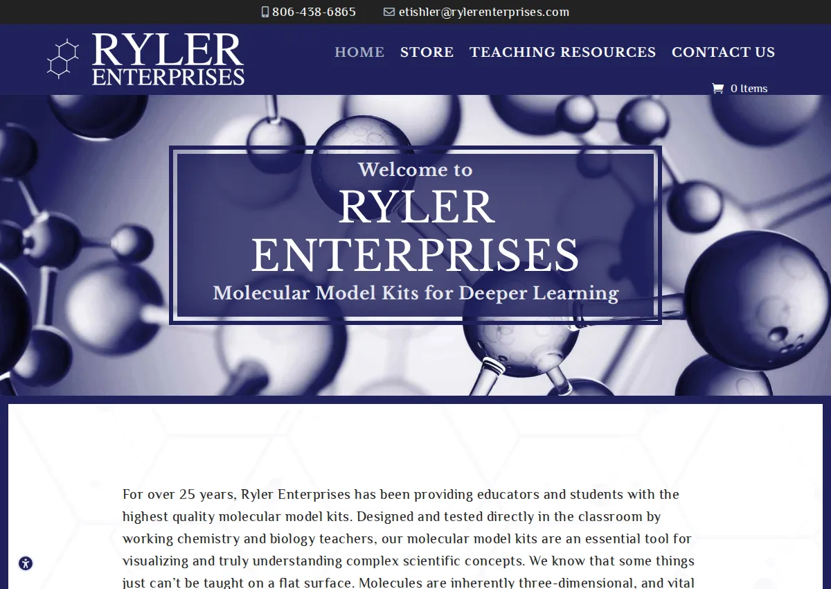 Store homepage