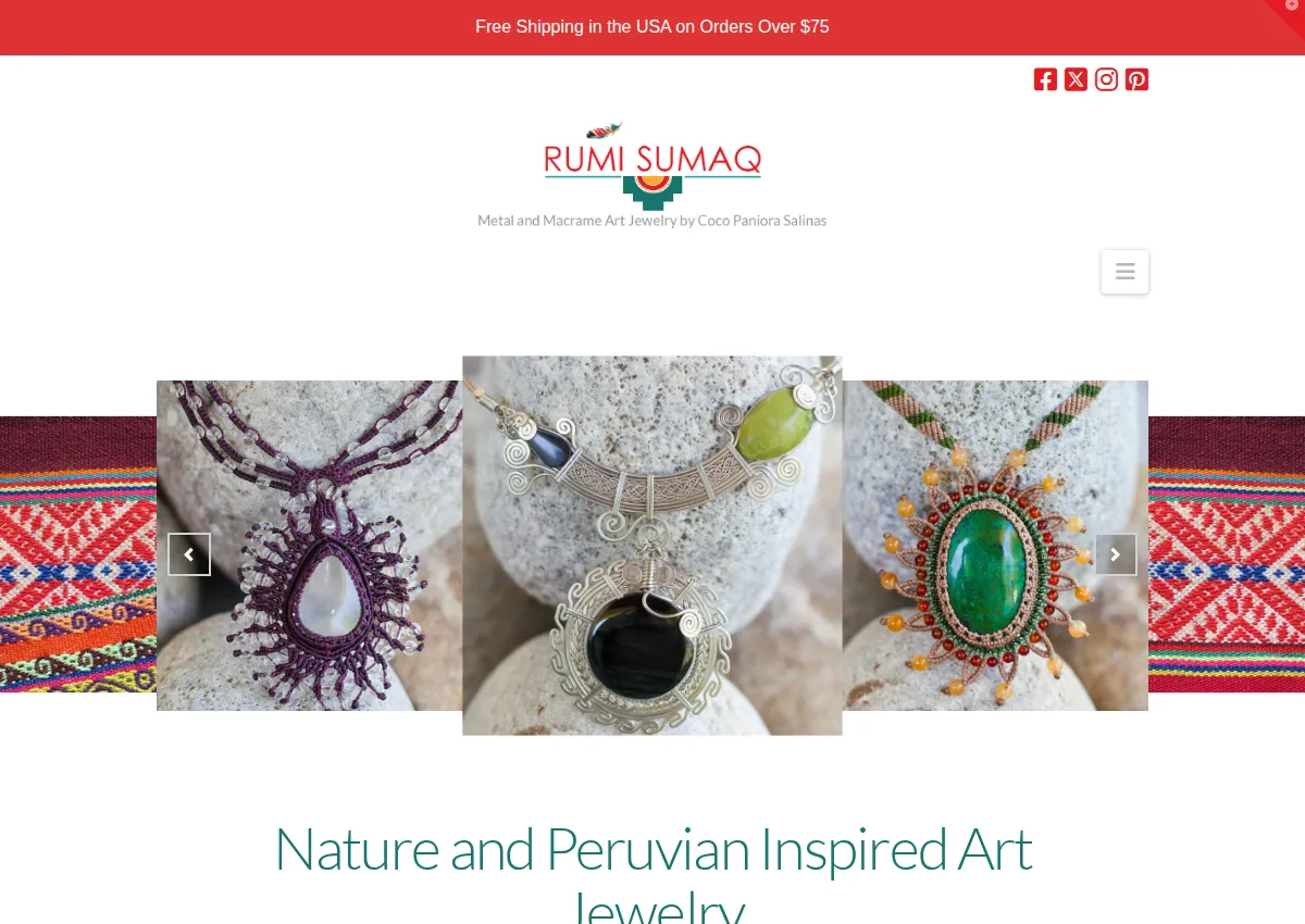 Store homepage